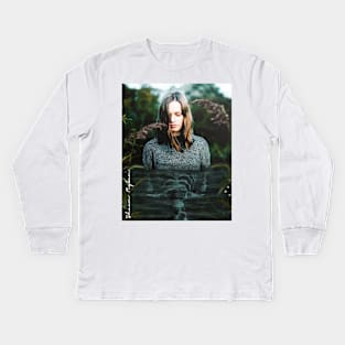 Drowning Reflection Kids Long Sleeve T-Shirt